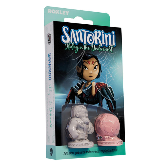 Santorini: Hiding in The Underworld - an Expansion Pack with New Gods from The Underworld | Ages 8+ | Plays in 20 Minutes