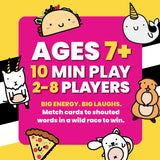 Taco Cat Goat Cheese Pizza Ridiculously Large Edition Wildly Entertaining Oversized Card Game for Family Game Night | Easy to Play 10 Min Rounds | for Kids, Teens, Adults, and Families | 2-8 Players