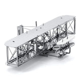 Metal Earth Wright Brothers Airplane 3D Metal Model Kit Fascinations