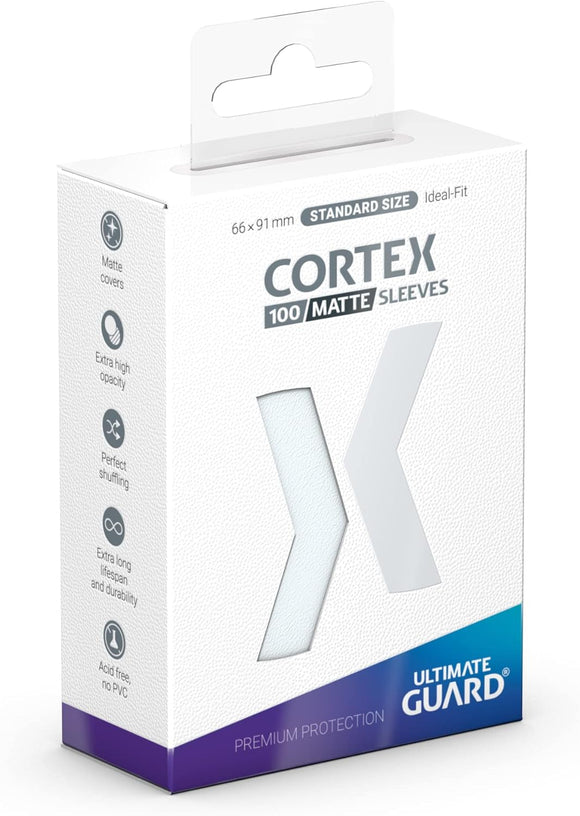 Cortex Sleeves: Standard Size Matte Transparent (100CT)