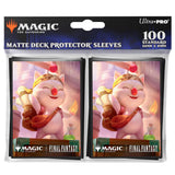 Ultra PRO - Final Fantasy x Universes Beyond Stiltzkin, Moogle Merchant 100ct Deck Protector Sleeves for Magic: The Gathering | Trading Card Accessories, Collectible Card Game Gear
