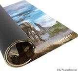 Star Wars Unlimited Battle of Scarif Game MAT - Officially Licensed, Full-Color Printed, Playmat, Slip-Resistant 24" by 14" Rubber Mat, Compatible with TCGs & LCGs, Made by Gamegenic
