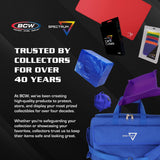 BCW Spectrum Card Cubes | Holds 15 Sleeved Cards | Crystal Clear Acrylic Storage