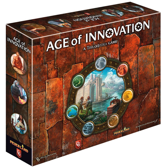 Capstone Games: Age of Innovation - A Terra Mystica Game, Faction Strategy Board Game, Ages 14+, 1-5 Players, 40 Min