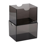 Dragon Shield Deckbox: 100+ Strongbox- Clear Black