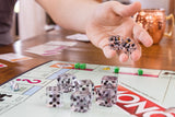 FanRoll Monopoly 22mm Oversized Dice Set: Token Inclusions