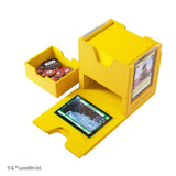 Gamegenic Star Wars Unlimited Twin Suns DECK POD - Premium Deck Box with UV-Protected Card Cases, Holds 100 Double-Sleeved Cards, Designed for the Star Wars Unlimited TCG, Yellow Color, Made