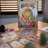 Floodgate Games Sagrada Board Game | Family Game for Kids and Adults | Dice Drafting and Placement Strategy Game | Ages 10+ | 1 to 4 Players Remastered Edition