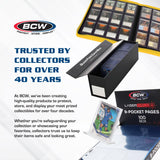 BCW 14-Inch Toploader Storage Box - 1 Pack | Holds 210 Toploaders | Durable Cardboard Organizer for Sports & Trading Cards