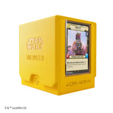Gamegenic Star Wars Unlimited Twin Suns DECK POD - Premium Deck Box with UV-Protected Card Cases, Holds 100 Double-Sleeved Cards, Designed for the Star Wars Unlimited TCG, Yellow Color, Made