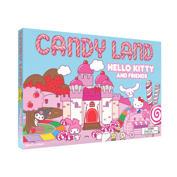 Candy Land: Hello Kitty & Friends Board Game, Play as Hello Kitty, My Melody, Cinnamoroll & Kuromi, Preschool & Family Board Game for Ages 5 +, 2-4 Players, Officially Licensed Sanrio Merchandise