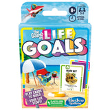 Hasbro Gaming The Game of Life Goals Card & Quick-Playing Family Game, 2-4 Players, Fun Summer Activities, Vacation Travel Essentials, Ages 8+