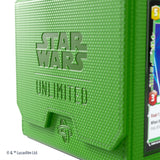 Gamegenic Star Wars Unlimited DECK POD - Elevate Your Gaming Experience! Premium Deck Box, Holds 60 Double-Sleeved Cards, Designed for the Star Wars Unlimited TCG, Green Color, Made