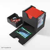 Gamegenic Star Wars Unlimited Twin Suns DECK POD - Premium Deck Box with UV-Protected Card Cases, Holds 100 Double-Sleeved Cards, Designed for the Star Wars Unlimited TCG, Black Color, Made