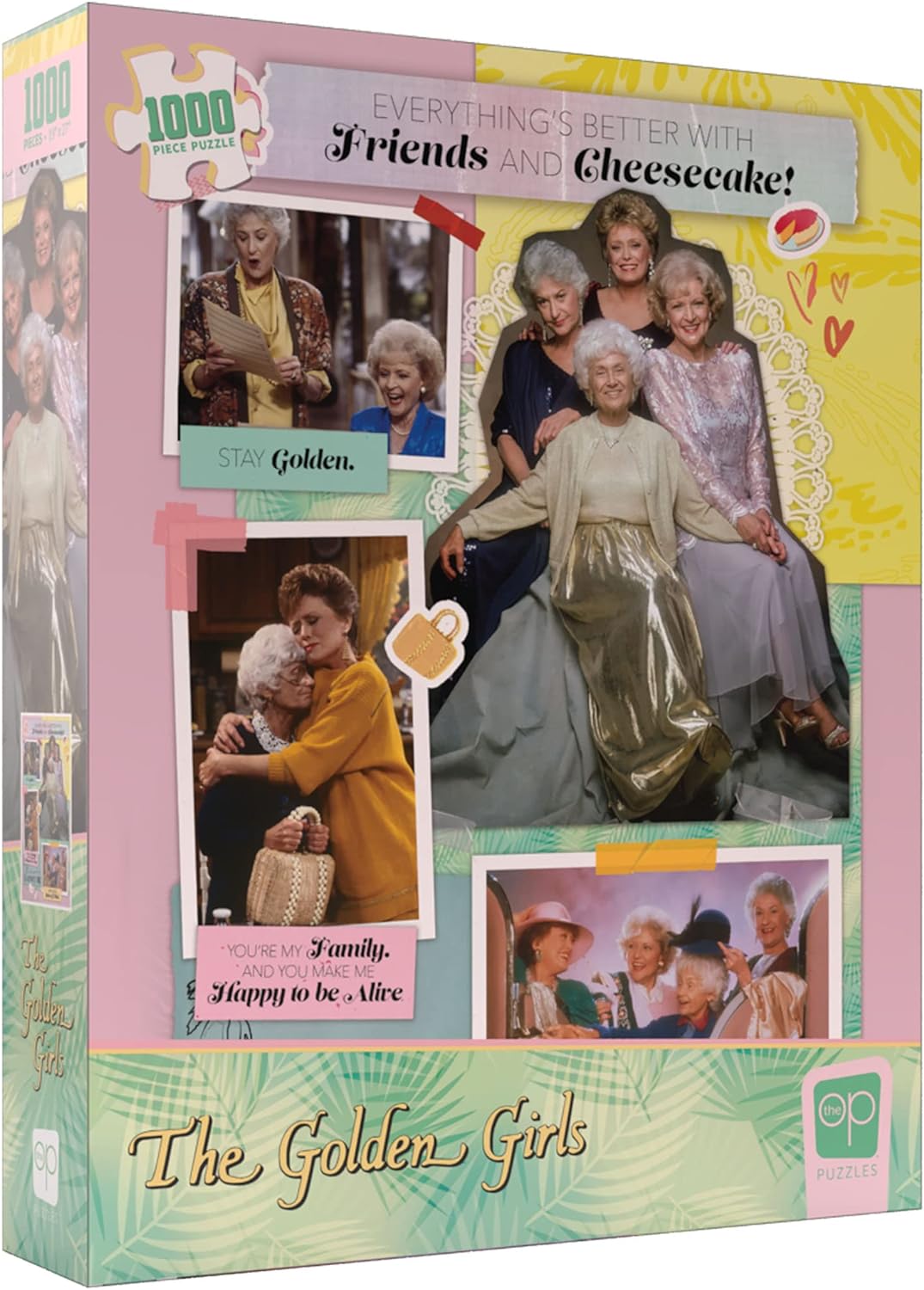 Puzzle - The Golden Girls “Everything’s Better with Friends and Cheesecake"