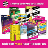 Taco Cat Goat Cheese Pizza Ridiculously Large Edition Wildly Entertaining Oversized Card Game for Family Game Night | Easy to Play 10 Min Rounds | for Kids, Teens, Adults, and Families | 2-8 Players
