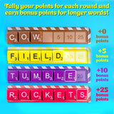 Thames & Kosmos Dice Words Tabletop Game | Family-Friendly Word Game for 2-4 Players Ages 8 & Up, 30 Minute Play Time | Simple Rules, Simultaneous Gameplay, Variants for New & Young Players