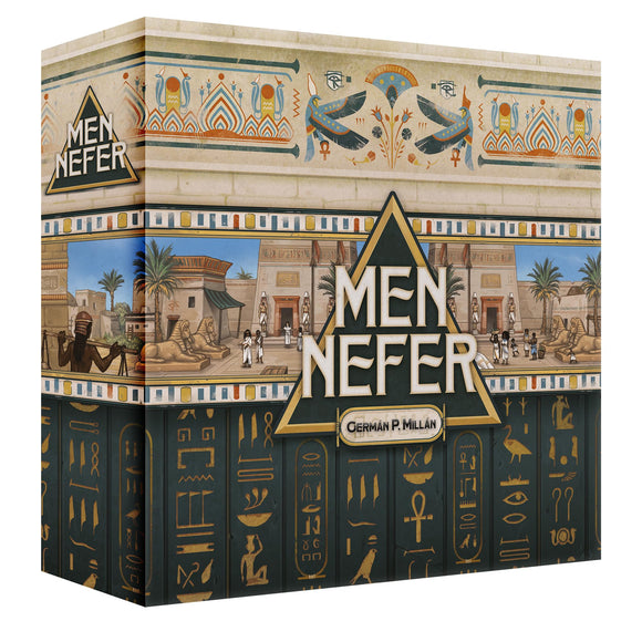 Men-Nefer Board Game - Journey Through Ancient Egypt! Worker Placement Strategy Game, Fun Family Game for Kids & Adults, Ages 14+, 1-4 Players, 60-120 Minute Playtime, Made by Ludonova