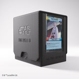 Gamegenic Star Wars Unlimited Twin Suns DECK POD - Premium Deck Box with UV-Protected Card Cases, Holds 100 Double-Sleeved Cards, Designed for the Star Wars Unlimited TCG, Black Color, Made