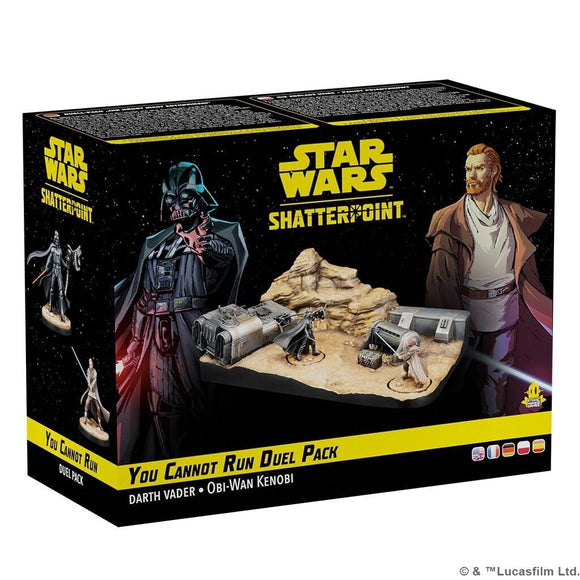 Star Wars: Shatterpoint Miniatures Game - You Cannot Run Duel Pack for Ages 14 and up, from Asmodee