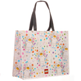 LEGO TOTE BAG – Reusable Gift Bag with Handles - Perfect and Toy organization, Grocery Shopping, Birthday Gift, Party Bag, Unicorn Girl