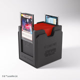 Gamegenic Star Wars Unlimited Twin Suns DECK POD - Premium Deck Box with UV-Protected Card Cases, Holds 100 Double-Sleeved Cards, Designed for the Star Wars Unlimited TCG, Black Color, Made