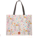LEGO TOTE BAG – Reusable Gift Bag with Handles - Perfect and Toy organization, Grocery Shopping, Birthday Gift, Party Bag, Unicorn Girl