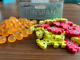 Stonemaier Games: Finspan Upgrade Pack | Squishy Eggs and Wooden Fish Tokens | 40 Young Tokens, 20 School Tokens, and 50 Squishy Egg Tokens (TPR Plastic) - Add to Finspan