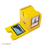 Gamegenic Star Wars Unlimited Twin Suns DECK POD - Premium Deck Box with UV-Protected Card Cases, Holds 100 Double-Sleeved Cards, Designed for the Star Wars Unlimited TCG, Yellow Color, Made