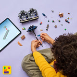 LEGO Wednesday Black Dahlia Flower Building Toy - Pretend Play Set for Girls & Boys, Ages 9+ - with Wednesday Addams & Professor Minidolls - Building Blocks for Kids - Gift Idea for Birthdays - 76784