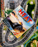 Asmodee Heat: Rocky Roads Board Game Expansion - 2 New Tracks, 1966 Championship Season, Sliding Skirts Mechanic & New Cards, Strategy Game for Kids & Adults, Ages 10+, 1-7 Players, 60 Min Playtime