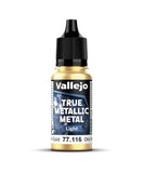 VALLEJO: TRUE METALLIC METAL: GREENISH GOLD - LIGHT (18 ML)