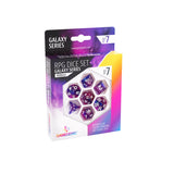 Galaxy Series Moon D6 Dice Set | Set of 12 Six-Sided Dice | Premium Quality Resin Dice for Dice Games, Board Games and Card Games | Cosmic Glittering Design | Black Color | Made by Gamegenic