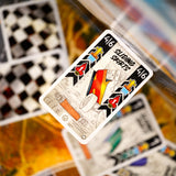 Asmodee Heat: Rocky Roads Board Game Expansion - 2 New Tracks, 1966 Championship Season, Sliding Skirts Mechanic & New Cards, Strategy Game for Kids & Adults, Ages 10+, 1-7 Players, 60 Min Playtime