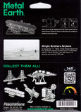 Metal Earth Wright Brothers Airplane 3D Metal Model Kit Fascinations