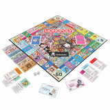 MONOPOLY: tokidoki Board Game, Buy, Sell & Trade Characters like Donutella, Mozzarella, & Stellina, Includes 6 Collectible Mover Tokens - Cactus Dog, Sirena, Adios & More,Official tokidoki merchandise