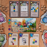 Floodgate Games Sagrada Board Game | Family Game for Kids and Adults | Dice Drafting and Placement Strategy Game | Ages 10+ | 1 to 4 Players Remastered Edition