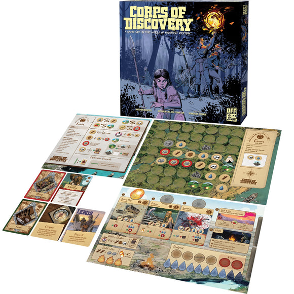 Corps of Discovery Board Game – Cooperative Adventure Game for 1–4 Players, Strategic Exploration Game by Off the Page Games, Ages 14+