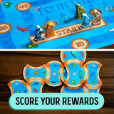 Fountains Board Game, Competitive Tile-Laying Strategy Game, Stunning Art Nouveau Aesthetic, 1-5 Players, Unique 3D Stacking & Drafting, Family & Gamer-Friendly, Ages 10+, 30-45+ Min Play Time