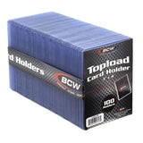 BCW 3X4 TOPLOAD CARD HOLDER - STANDARD (100 CT. PACK)