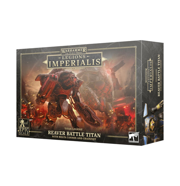 Warhammer: Legion Imperialis -  Reaver Battle Titan with Melta Cannon and Chainfist