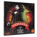 Disney Tim Burton’s The Nightmare Before Christmas Checkers | Featuring Jack Skellington vs. Oogie Boogie | Officially Licensed Disney Game | Collectible 2-Player Game | Ages 6+