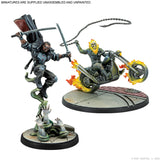 Atomic Mass Games Marvel: Crisis Protocol Midnight Sons Affiliation Pack - Blade, Moon Knight, Ghost Rider & Doctor Voodoo, Tabletop Superhero Game, Ages 14+, 2 Players, 90 Minute Playtime, Made