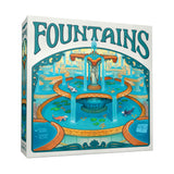 Fountains Board Game, Competitive Tile-Laying Strategy Game, Stunning Art Nouveau Aesthetic, 1-5 Players, Unique 3D Stacking & Drafting, Family & Gamer-Friendly, Ages 10+, 30-45+ Min Play Time