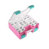GAMEGENIC: GAME CASTLE CASE: PINK AND TEAL