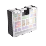 GAMEGENIC: GAME CASTLE CASE: BLACK AND WHITE AND CLEAR