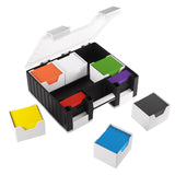 GAMEGENIC: GAME CASTLE CASE: BLACK AND WHITE AND CLEAR