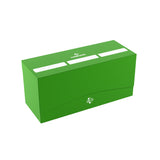 Gamegenic Triple Deck Holder 300+ XL - Compact Storage Solution for Three Decks or 300 Double-Sleeved Cards, Includes Three Removable Deck Holders, Green Color, Made
