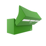 Gamegenic Triple Deck Holder 300+ XL - Compact Storage Solution for Three Decks or 300 Double-Sleeved Cards, Includes Three Removable Deck Holders, Green Color, Made