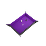 Magnetic Dice Tray - Take Control of Your Roll! Compact and Versatile Dice Tray for Tabletop Games and Board Games, Rectangular Shape, Black/Purple Color, Made by Gamegenic